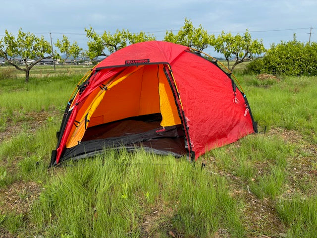【美品】HILLEBERG SOULO ソウロ テント『専用フットプリント付』 Hilleberg SOULO ソウロ ソロテント レンタル レッド | Try Gear Base