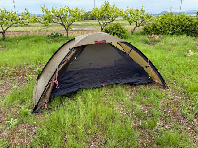 HILLEBERG Unna テント　サンド Hilleberg UNNA ウナ ソロテント レンタル サンド | Try Gear Base